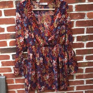 NWOT boutique floral dress